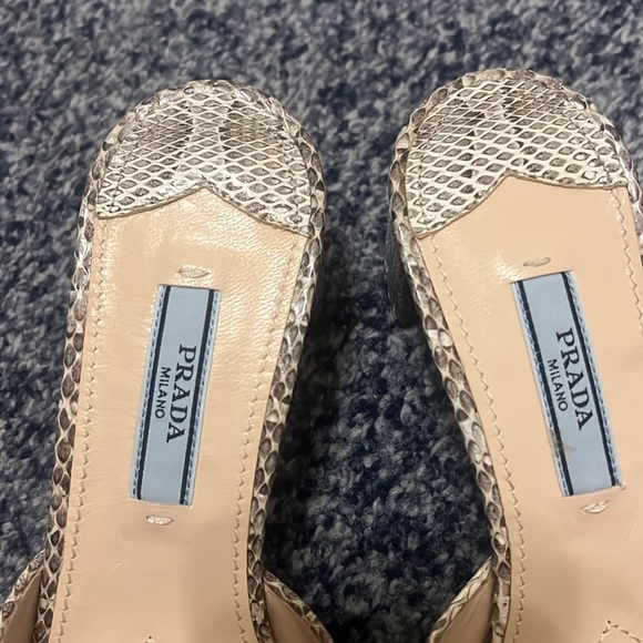 Prada snakeskin slides - Picture 5 of 8